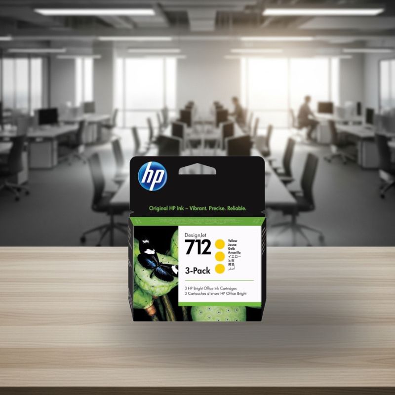 Cartucho De Tinta Hp 712 Amarelo 29Ml Pct Com 3 | Prelogica