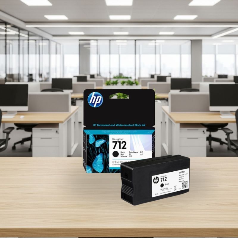 Cartucho De Tinta Hp 712 Preto 80Ml 3Ed71A