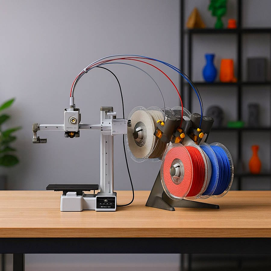 Impressora 3D Bambu Lab A1 Mini + Ams Lite (Combo) - Pf002-M+Sa005-Eu