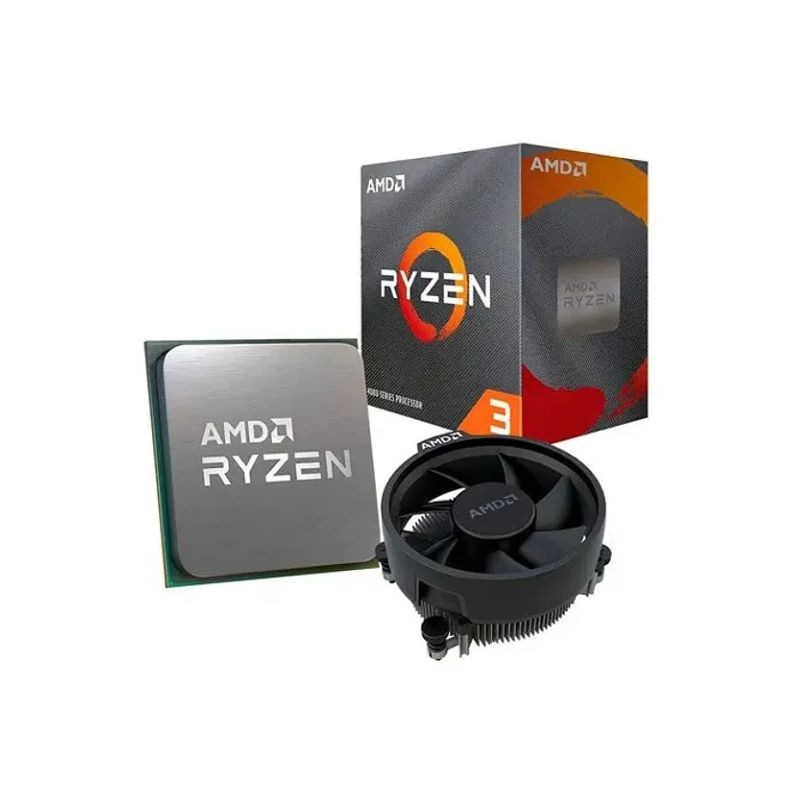 Processador Amd Ryzen 3 4100 3.8Ghz (Turbo 4.0Ghz) 6Mb Cache Am4